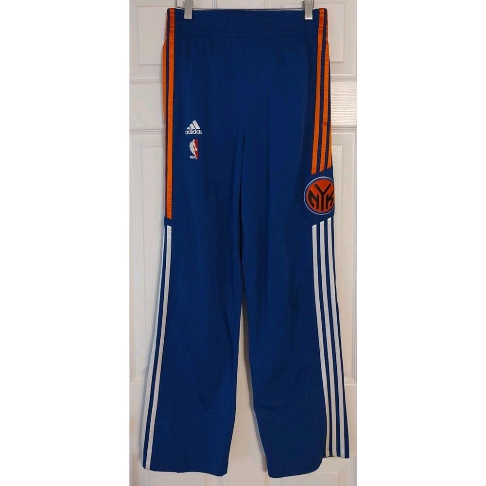 Men's Adidas 2010/2011 New York Knicks On Court Warm Up Pants Basketball - Small